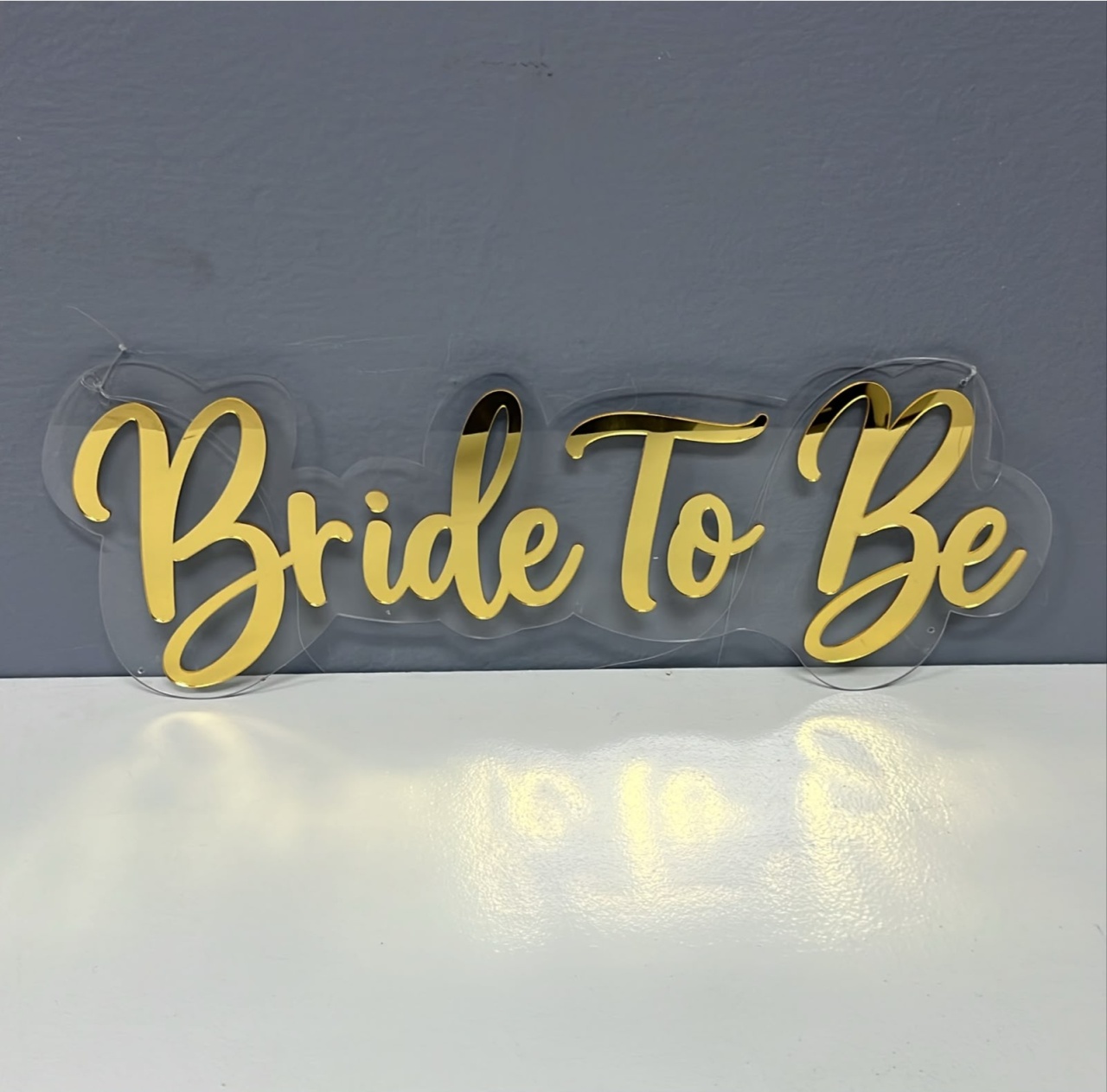 Acrílico - Bride To Be - Festa e Arte Decorações
