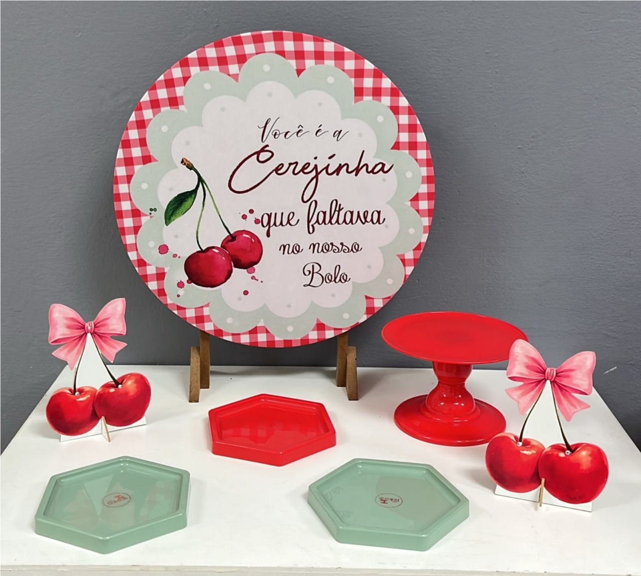 Mk - Cerejinha - Festa e Arte Decorações