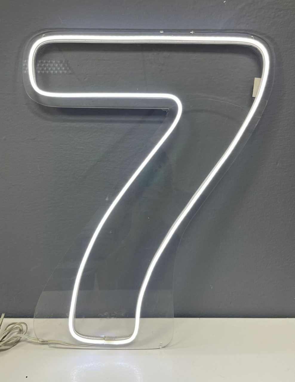 Numero Em Led 7 (Branco Frio) - Festa e Arte Decorações