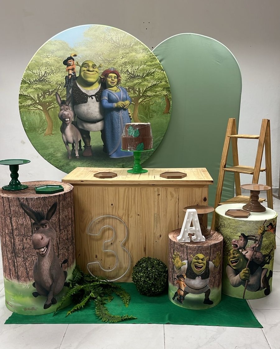 Shrek - Ouro - Festa e Arte Decorações