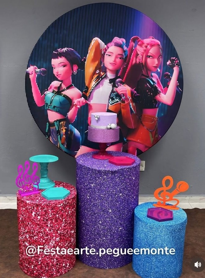 Guerreiras Do K-Pop - Festa e Arte Decorações