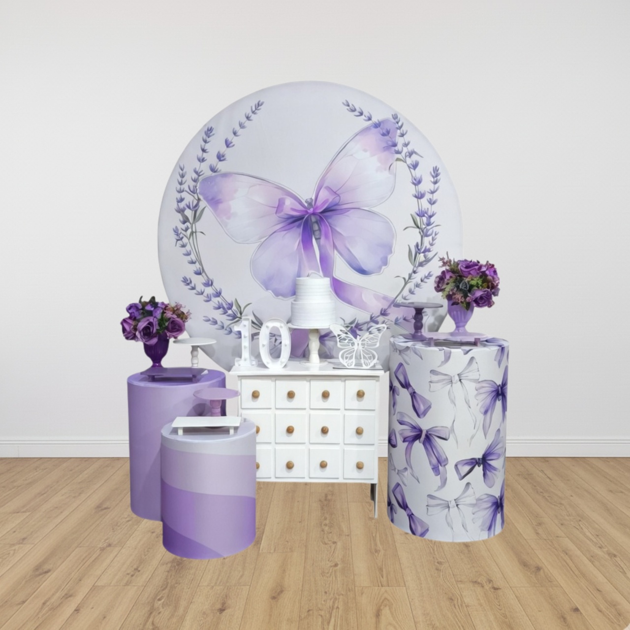 Kit Encanto - Borboleta Lilas I  - Detalhes