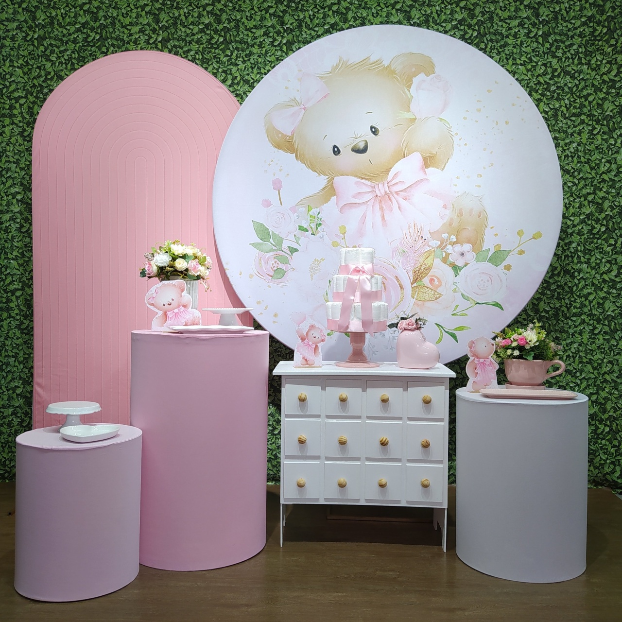 Kit Diamante - Ursinha Rosa  - Detalhes