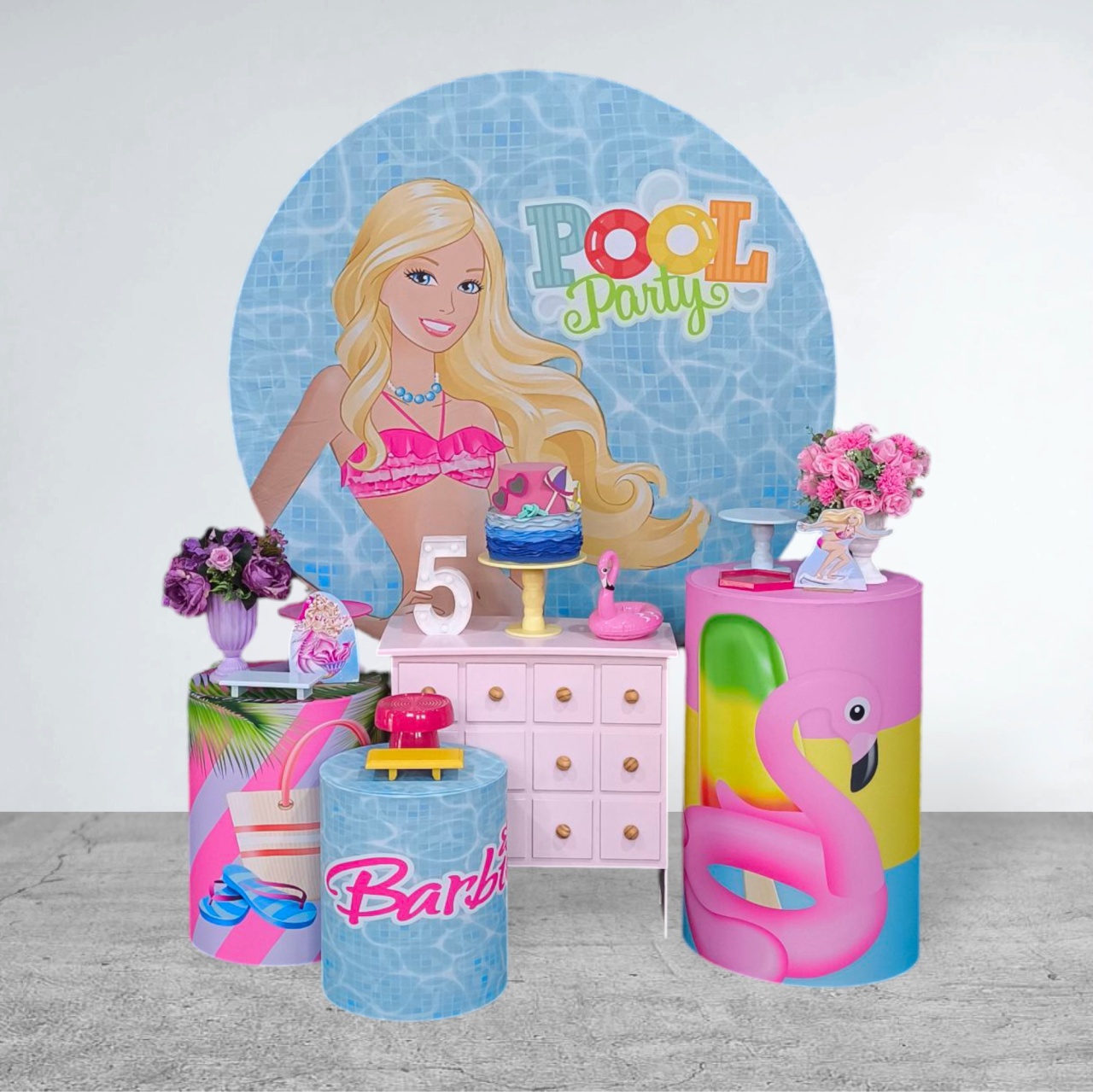 Kit Encanto - Pool Party da Barbie - Detalhes
