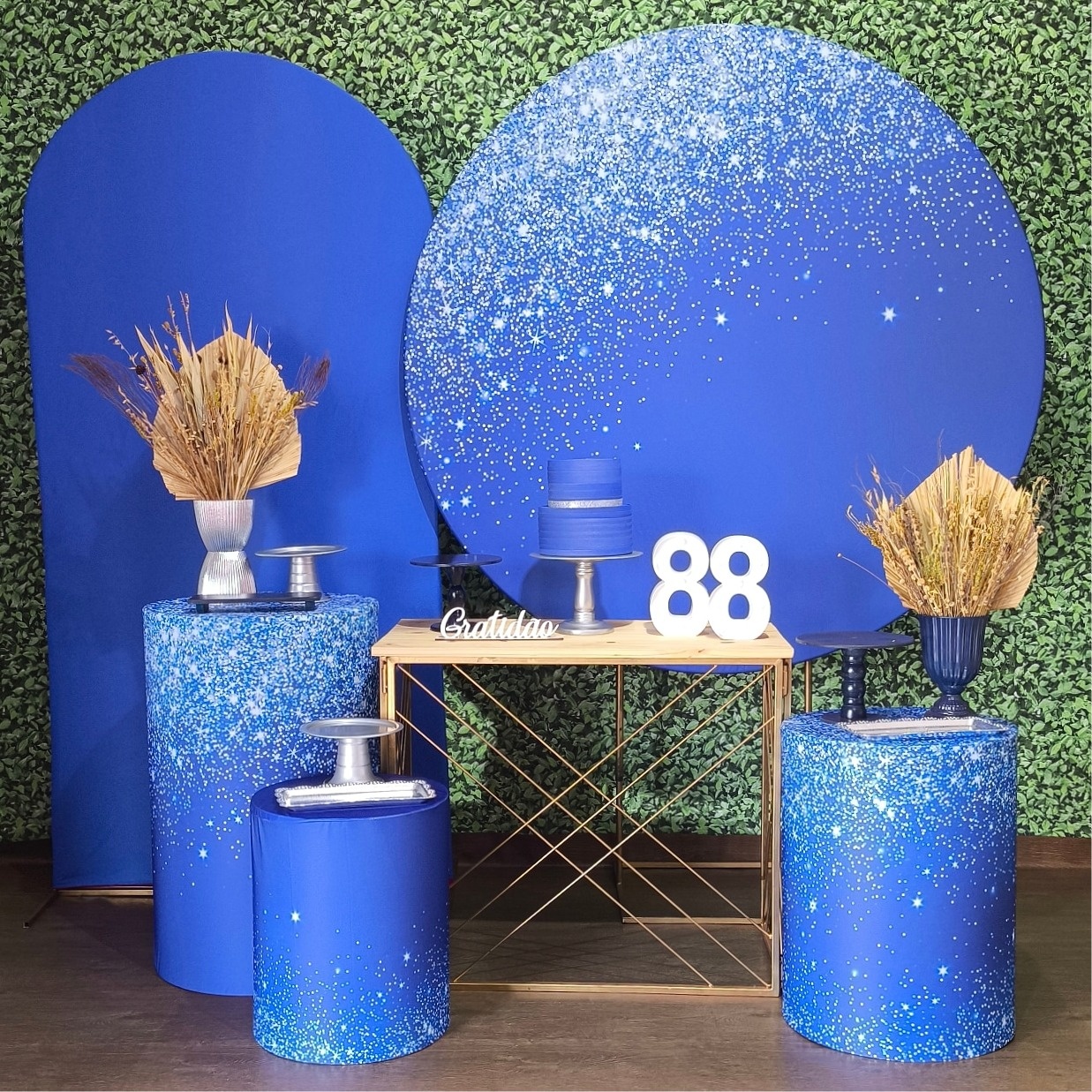 Kit Diamante - Glitter Azul  - Detalhes
