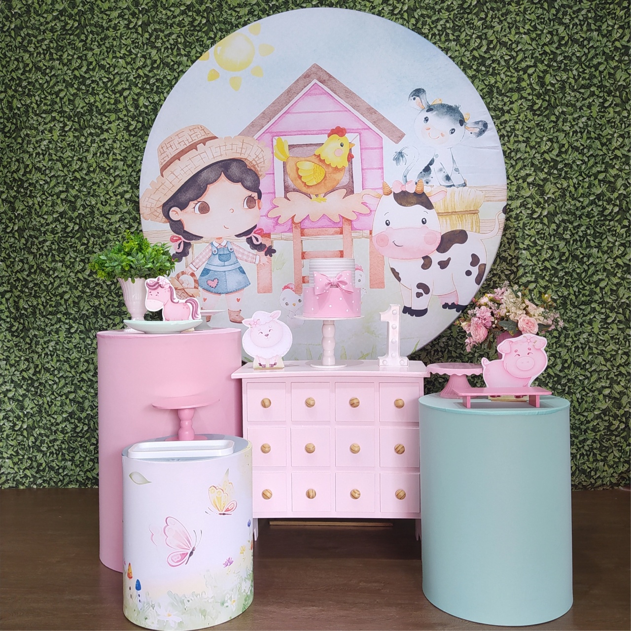 Kit Encanto - Fazendinha Rosa - Detalhes