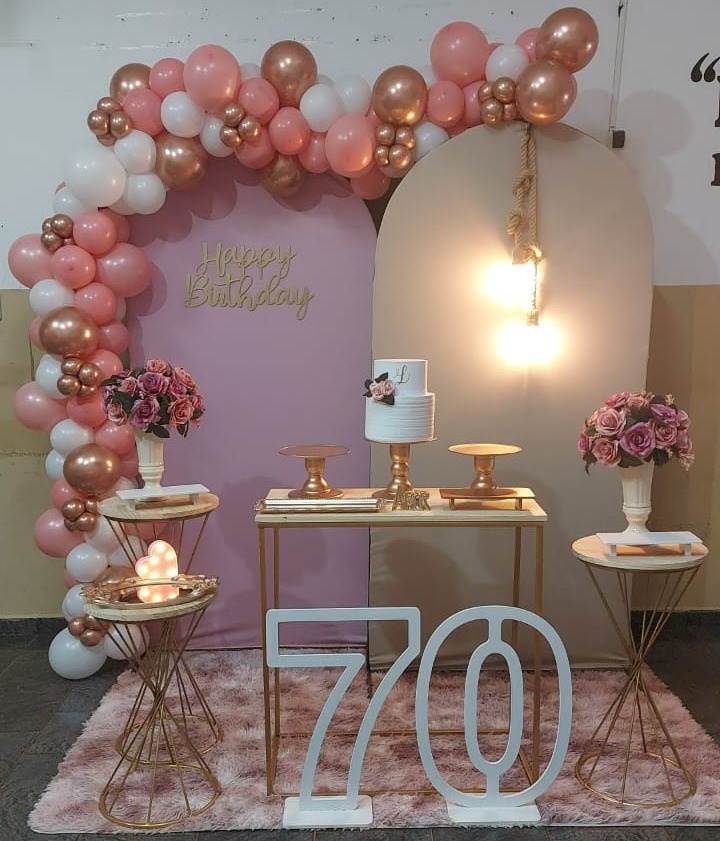 Composição Festa 70 Anos  - Detalhes