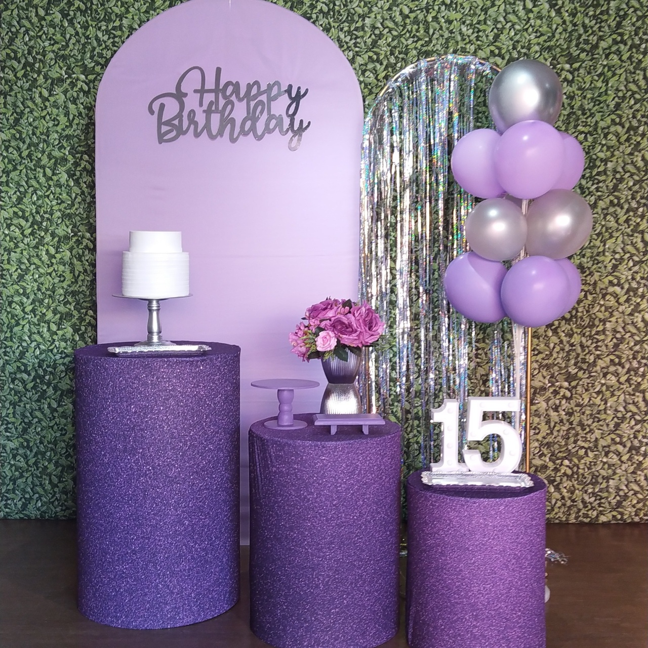 Kit Luxo Lilas Com Roxo - Detalhes