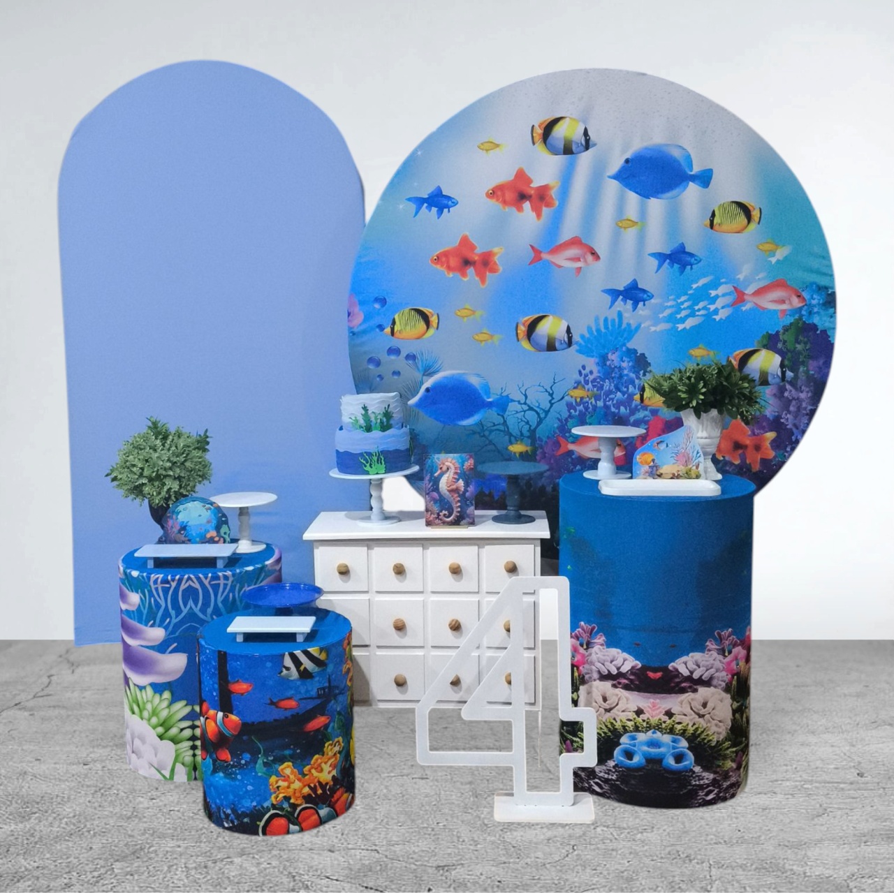 Kit Diamante - Fundo Do Mar - Detalhes