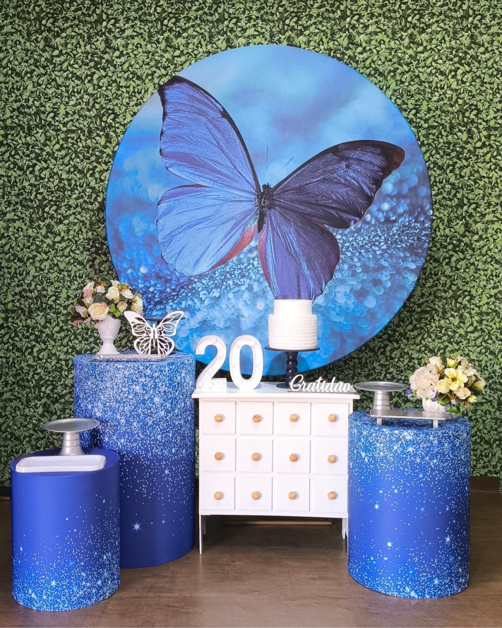 Kit Encanto - Borboleta Azul - Detalhes