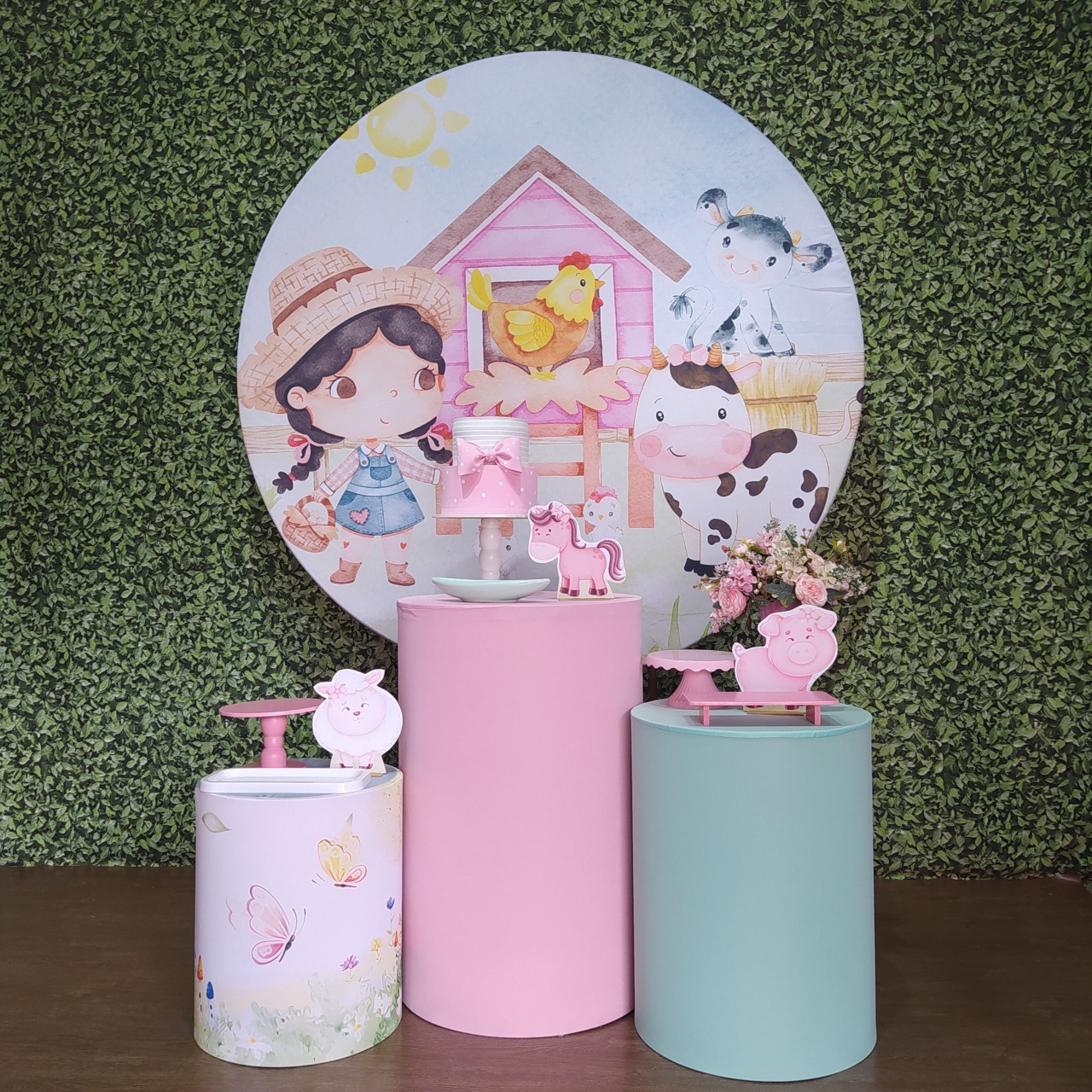 Kit Ouro - Fazendinha Rosa - Detalhes