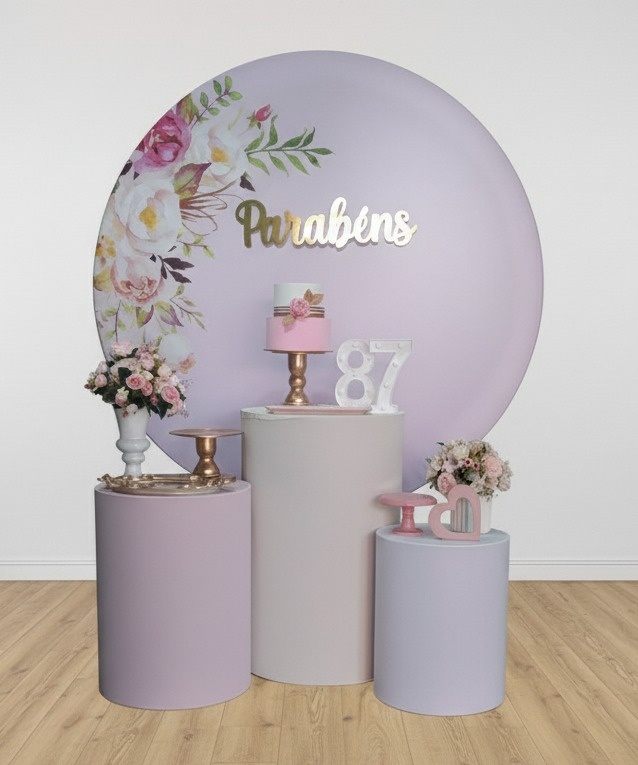 Kit Ouro Floral Rosa - Detalhes