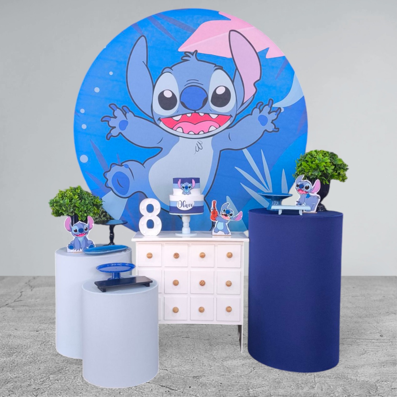 Kit Encanto - Stitch Azul - Detalhes
