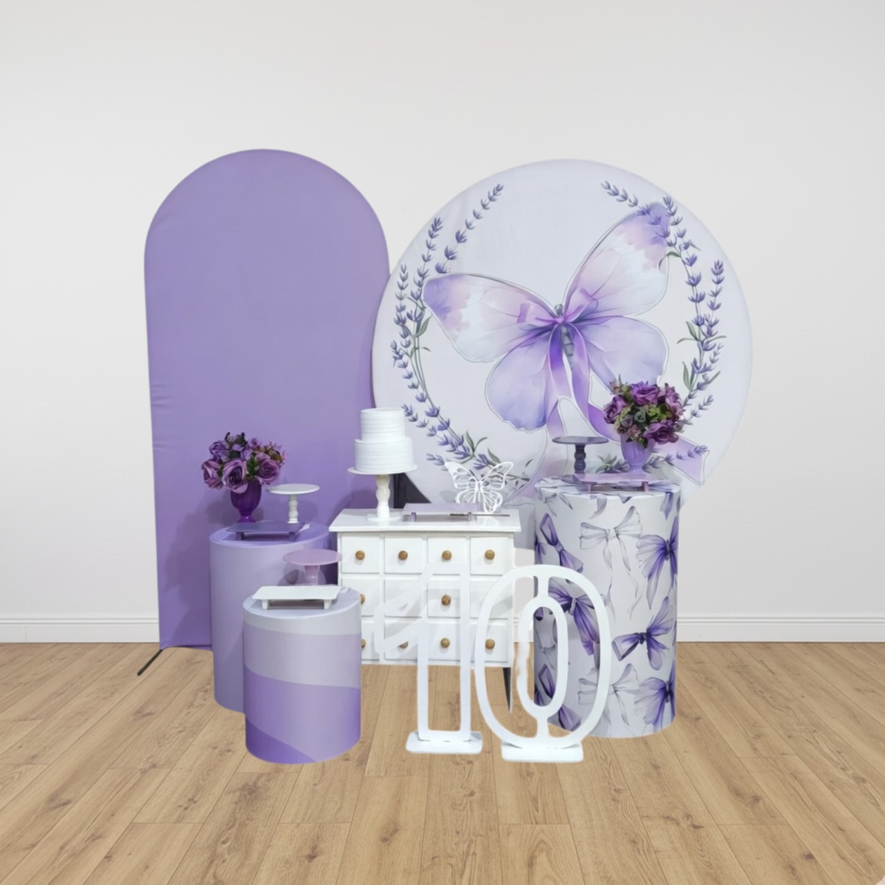 Kit Diamante- Borboleta Lilas I - Detalhes