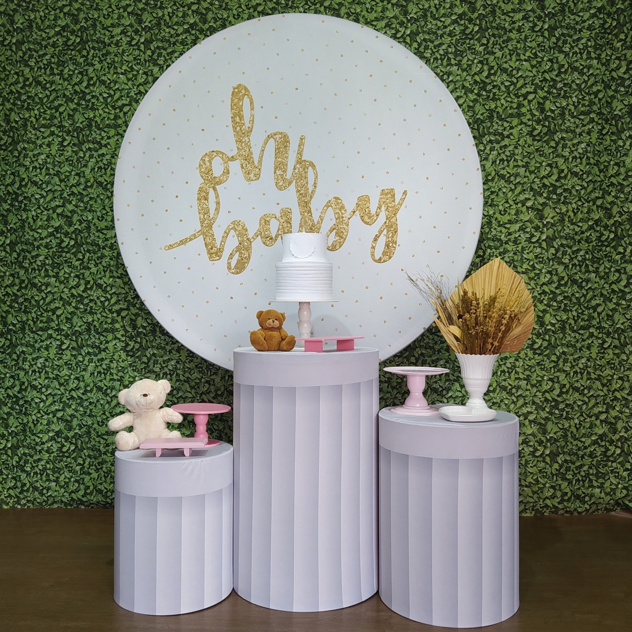 Kit Ouro - Oh Baby Rosa  - Detalhes