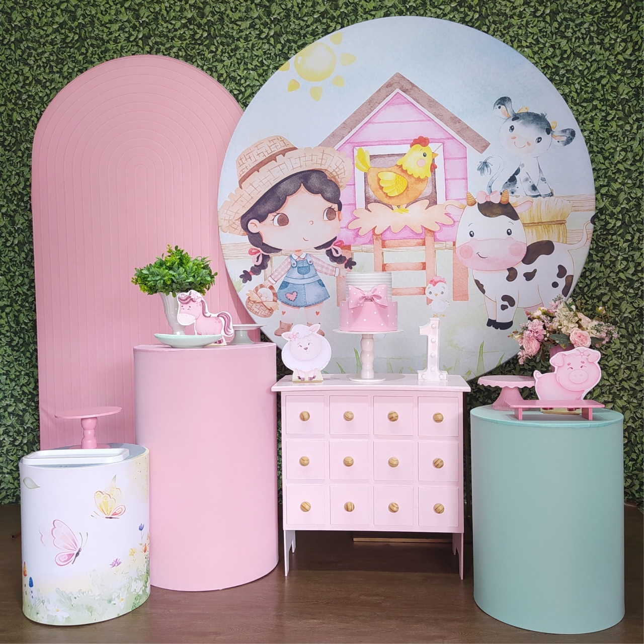 Kit Diamante - Fazendinha Rosa - Detalhes
