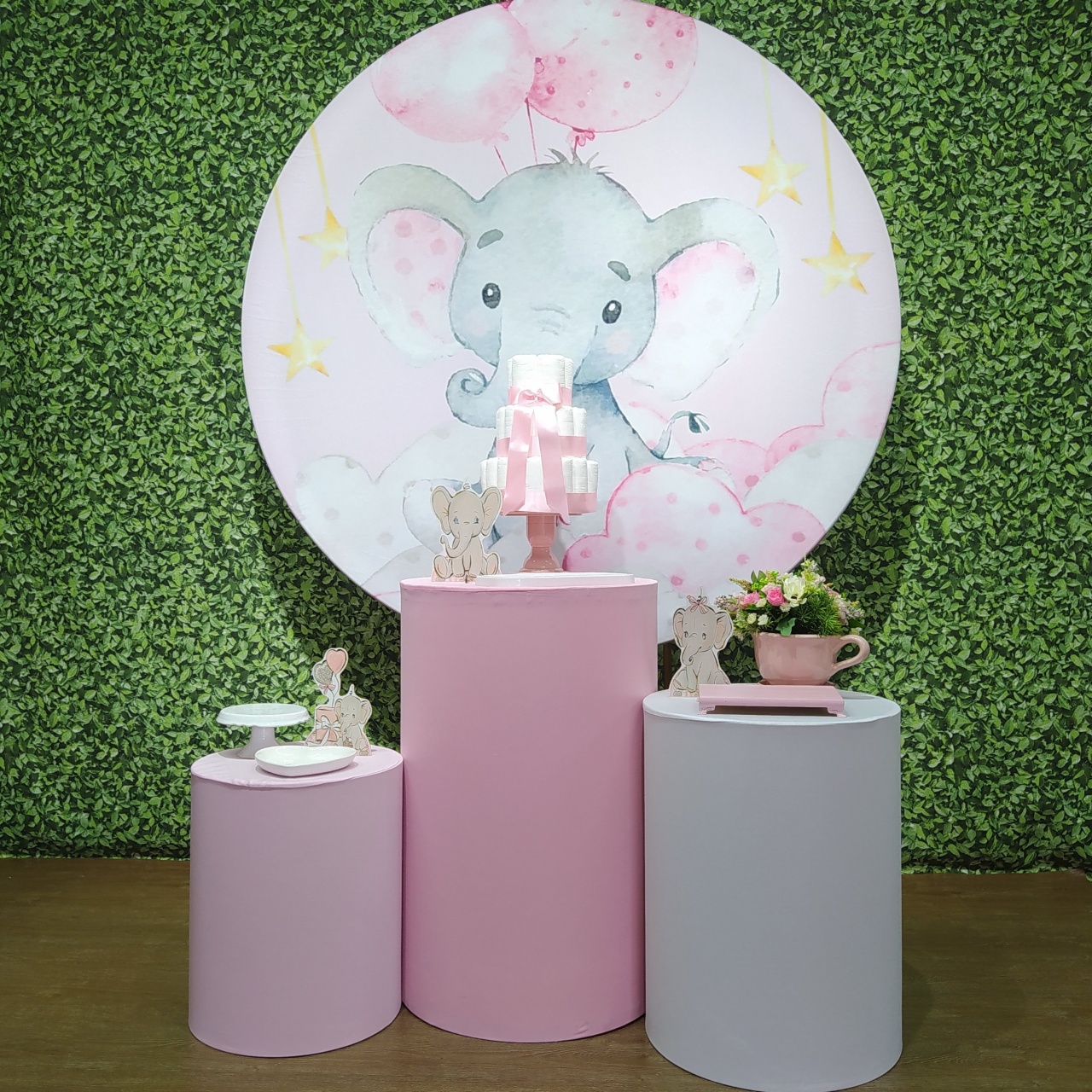Kit Ouro - Chá de Bebê Elefantinha - Detalhes
