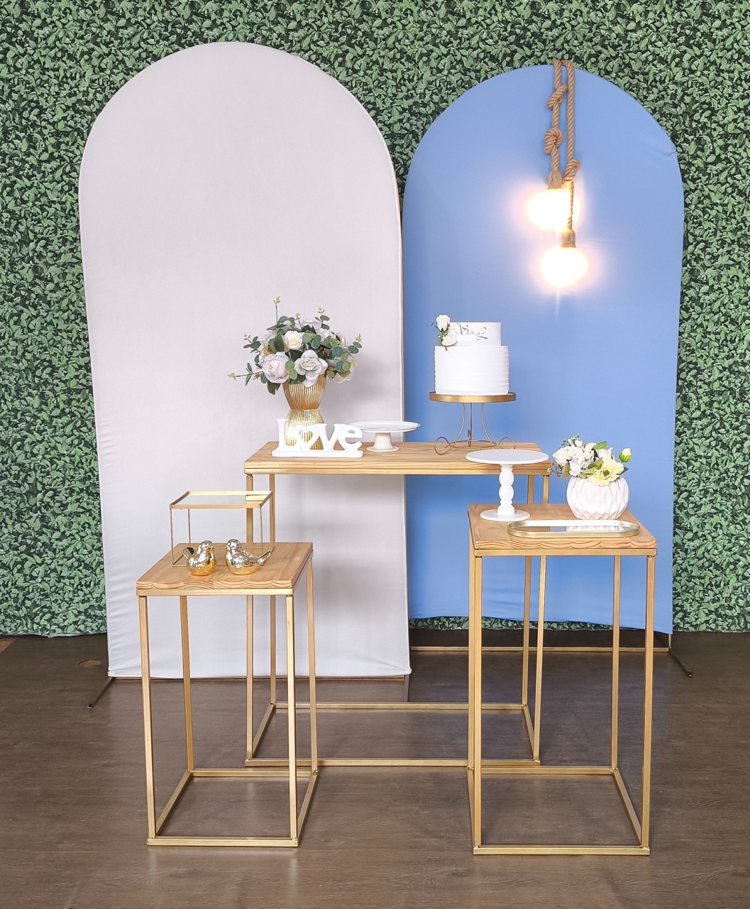 Casamento Luxo Bege Com Azul - Detalhes