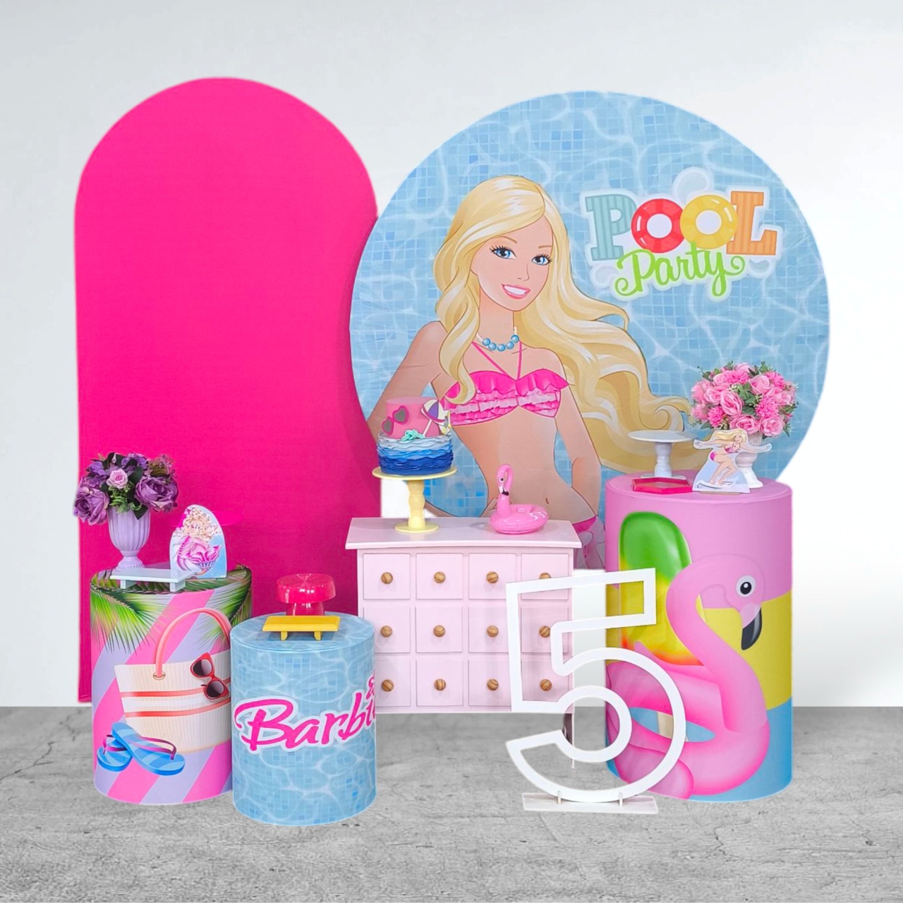 Kit Diamante - Pool Party da Barbie - Detalhes