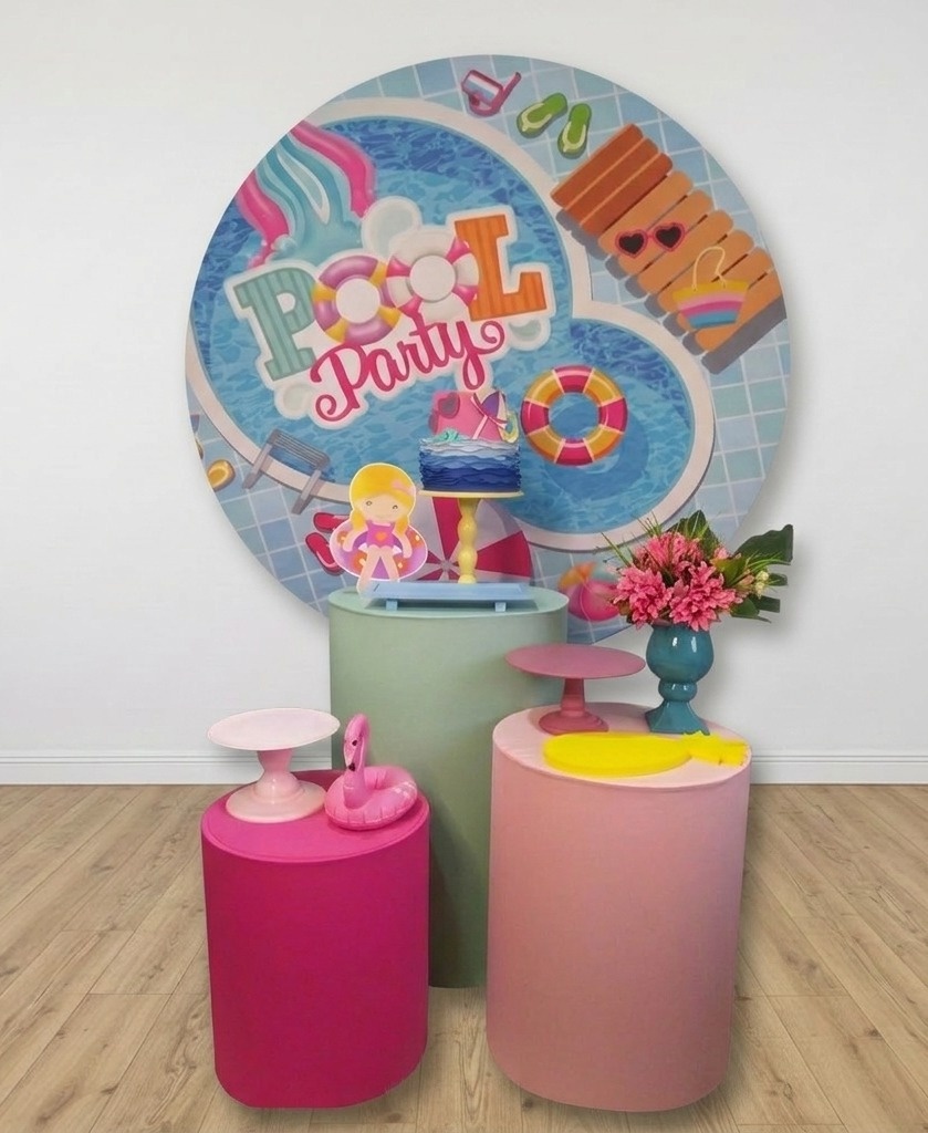 Kit Ouro Pool Party  - Detalhes