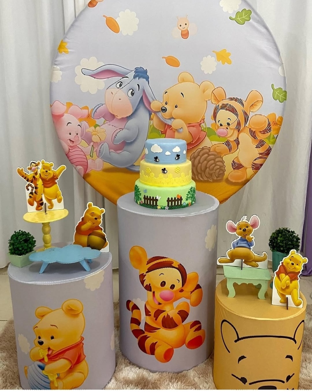 Urso Pooh  - ana_decoracoes.peguemonte