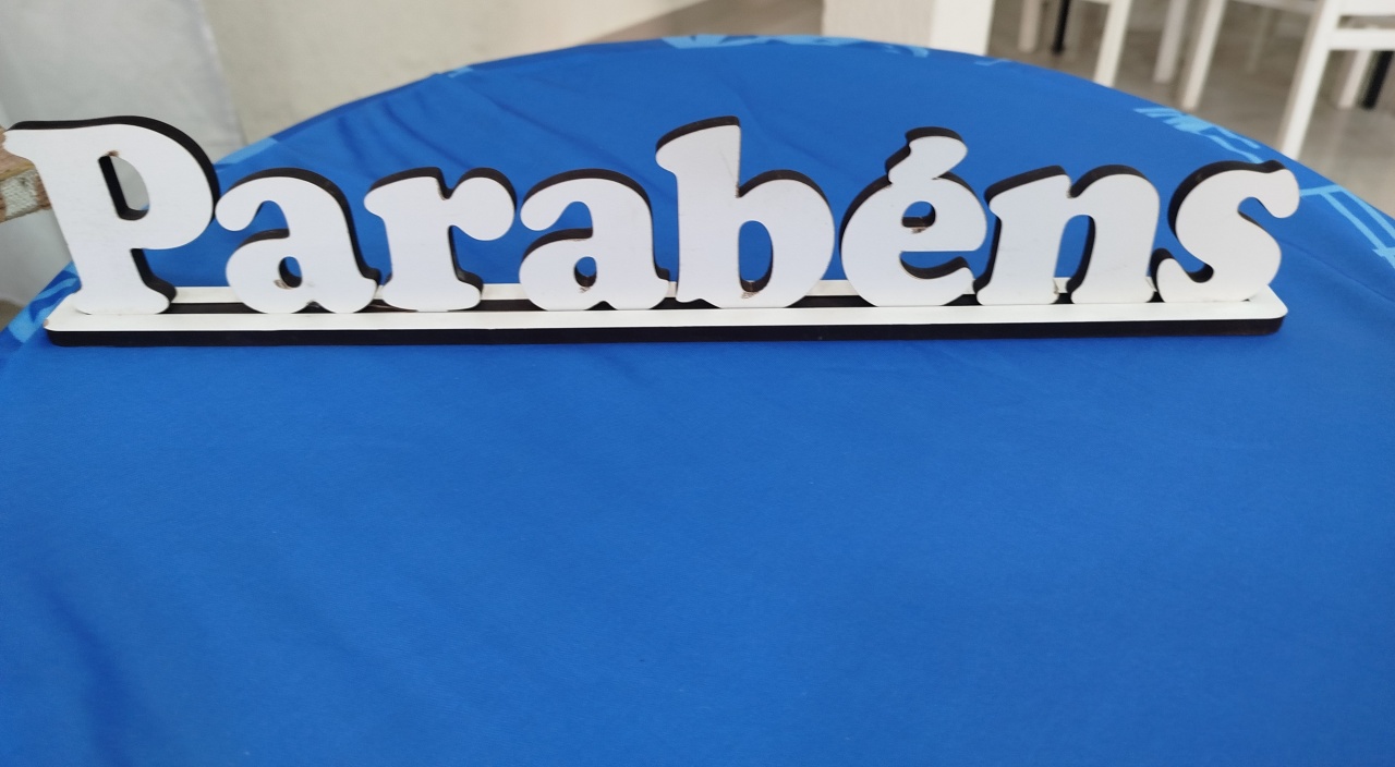 Parabéns  - ana_decoracoes.peguemonte