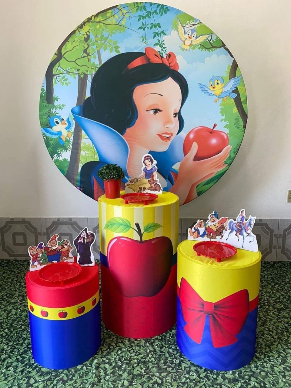 Kit Branca de Neve  - ana_decoracoes.peguemonte