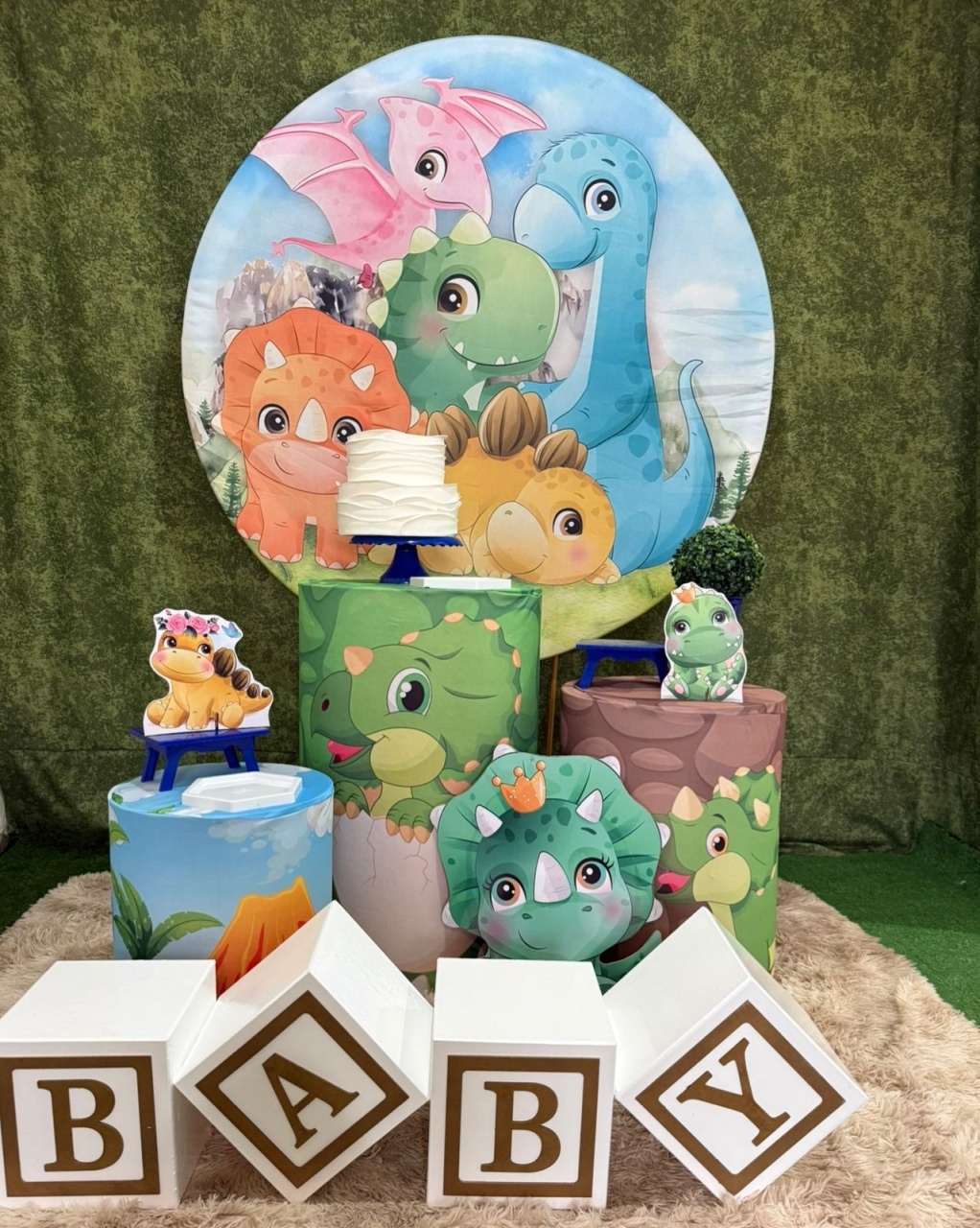 Dino C/ Cubos Baby  - ana_decoracoes.peguemonte