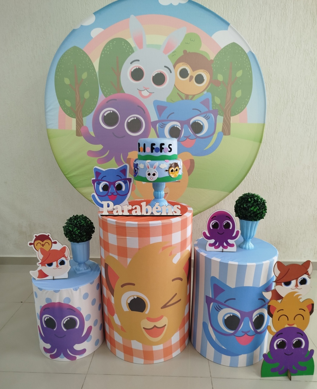 Bolo Fofos 2 - ana_decoracoes.peguemonte