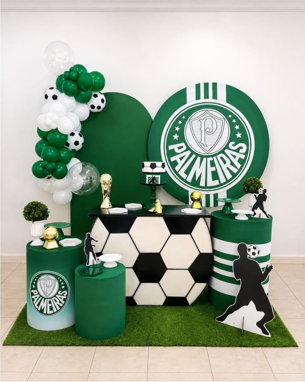Palmeiras Completo C/ Balões - LuaPegueMonte