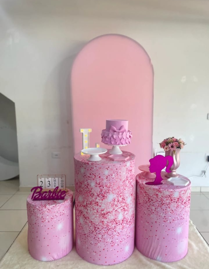 Rosa Glitter - LuaPegueMonte