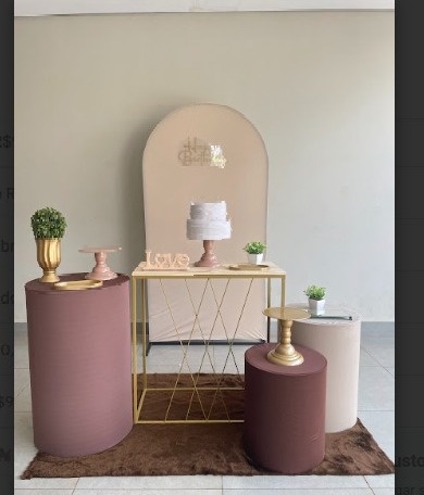 Decoração Marrom C/ Dourado - LuaPegueMonte