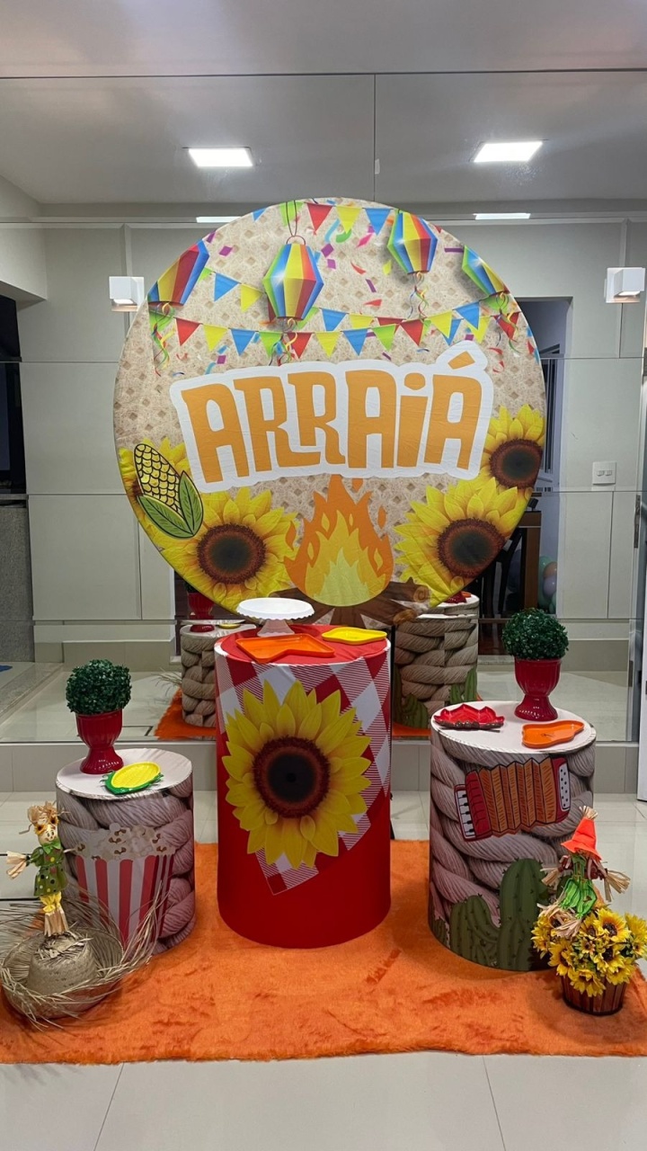Arraiá Laranja  - LuaPegueMonte