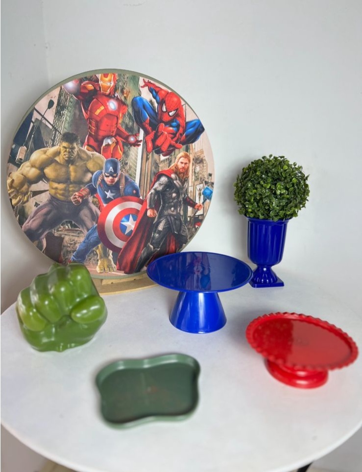 Mini Kit Vingadores - LuaPegueMonte