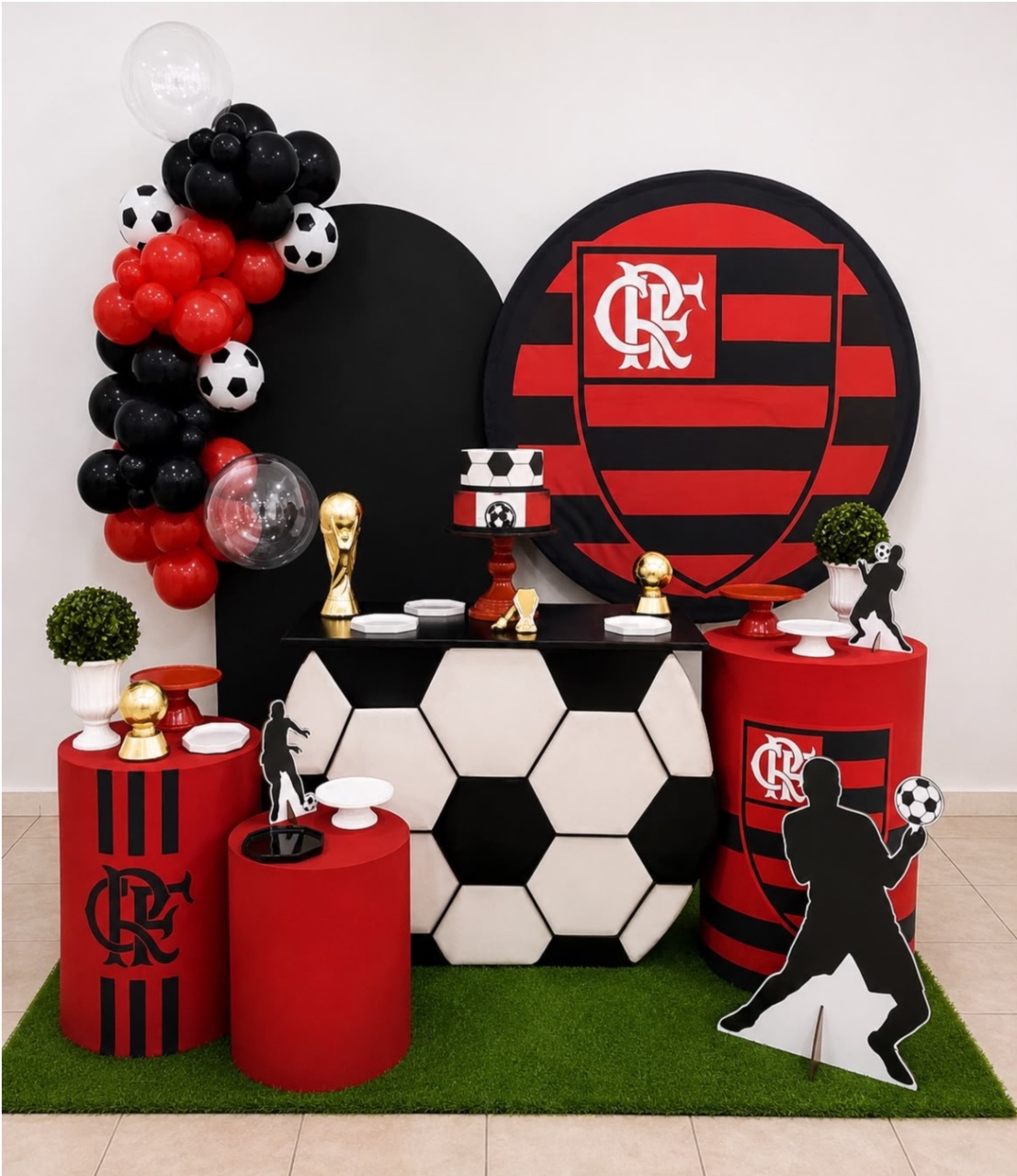 Flamengo Completo C/ Balões - LuaPegueMonte