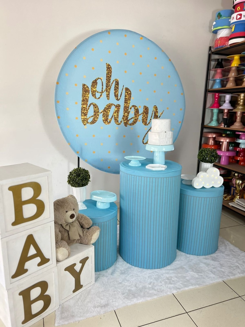 Oh Baby Azul - LuaPegueMonte
