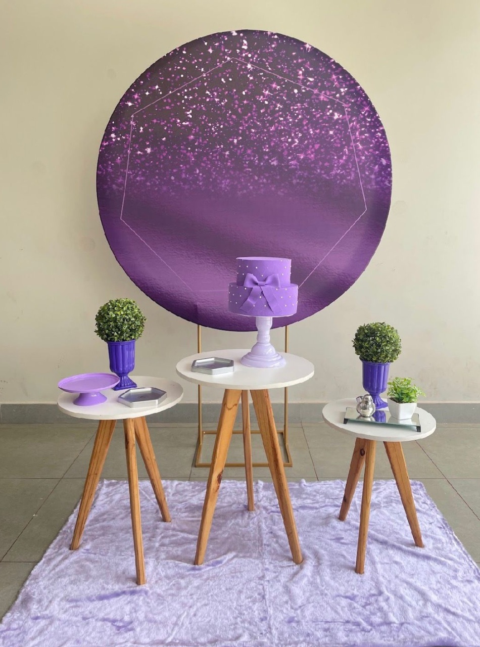 Decor Roxo - LuaPegueMonte