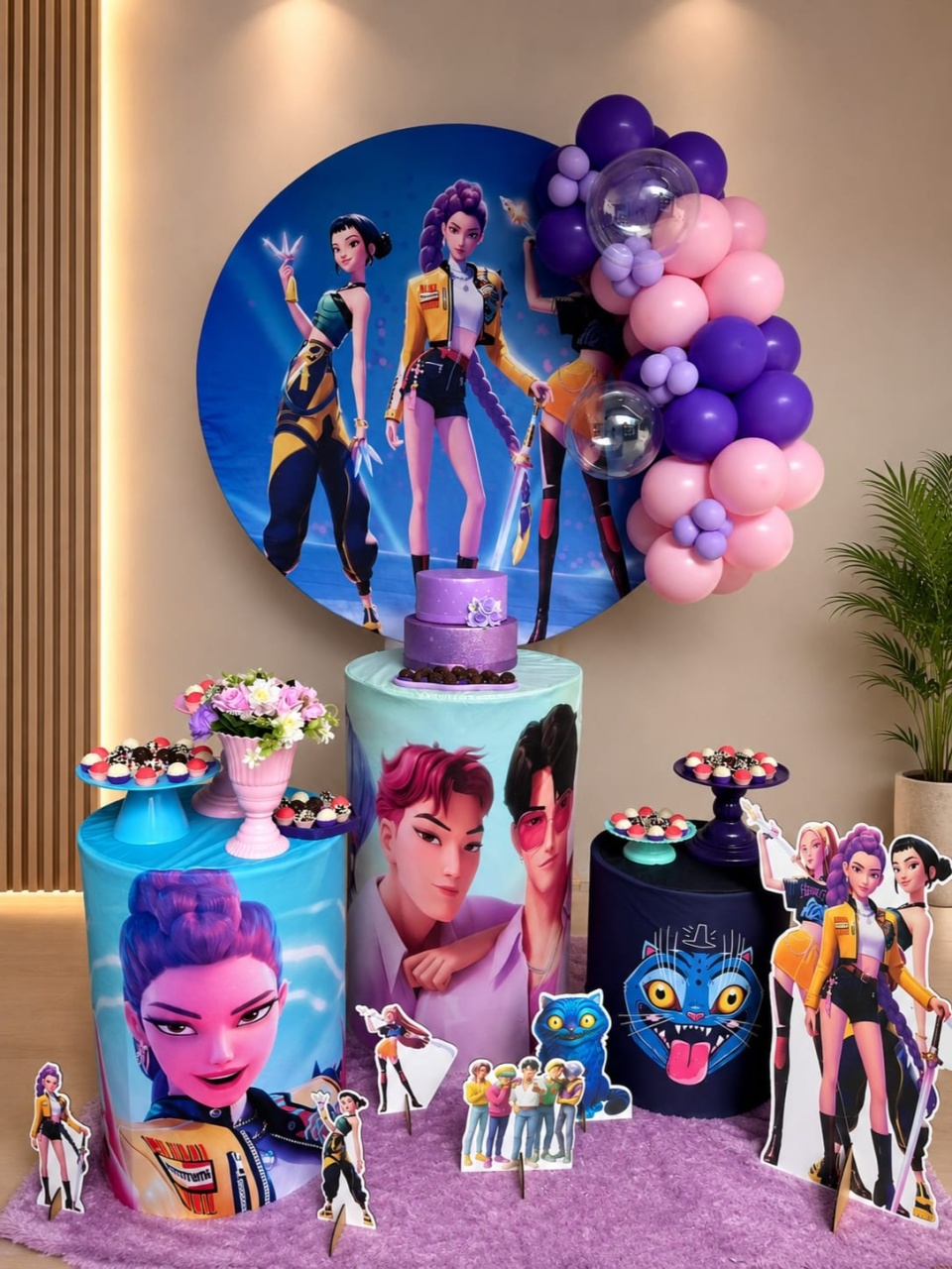 K Pop Com Balão - Luli Pegue e monte 