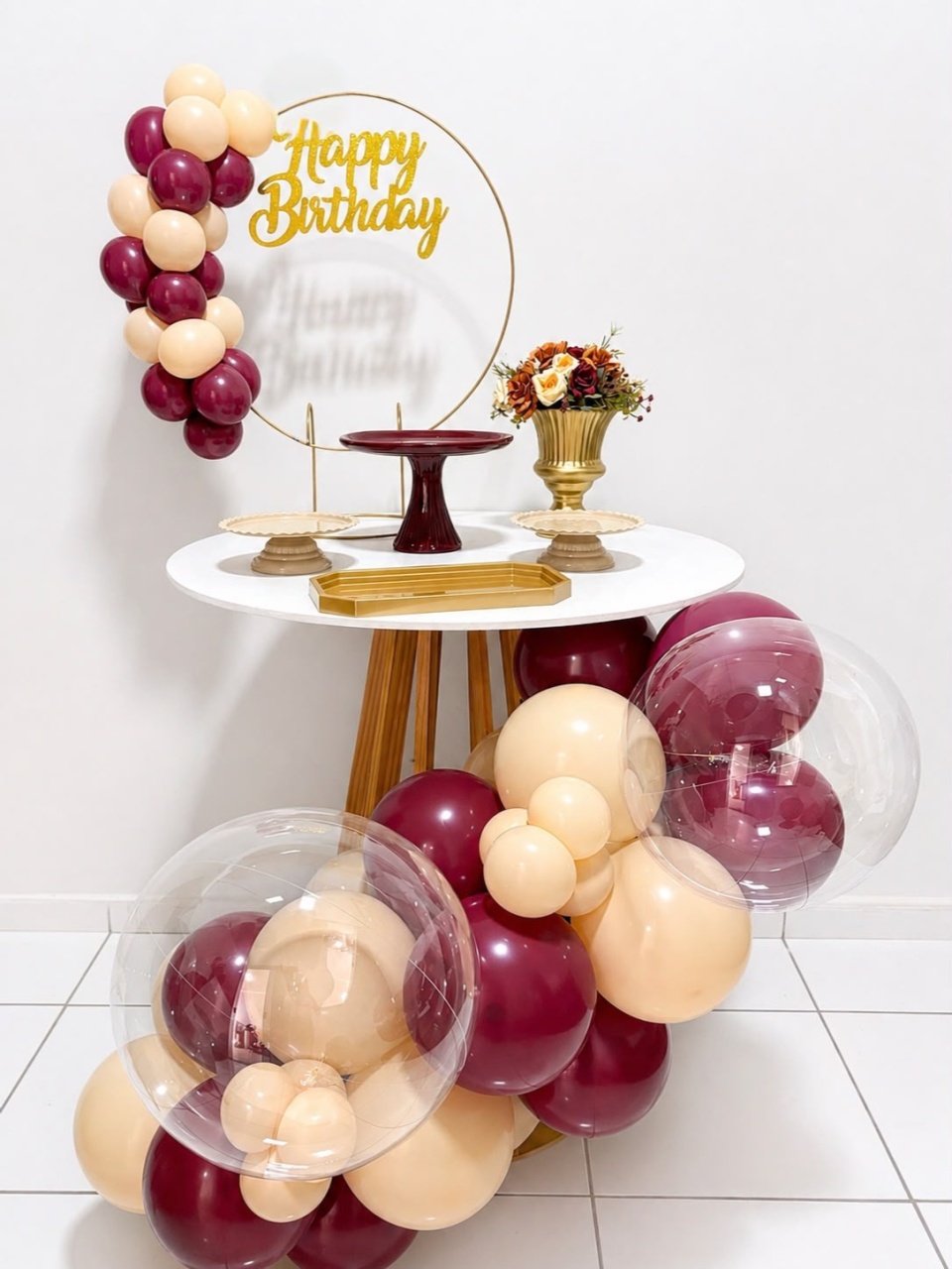 Mini Kit Completo Marsala E Nude - Luli Pegue e monte 