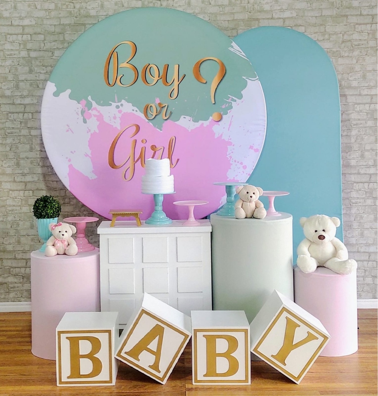 Chá Revelação Boy Ou Girl 3 - DFEST PEGUE E MONTE