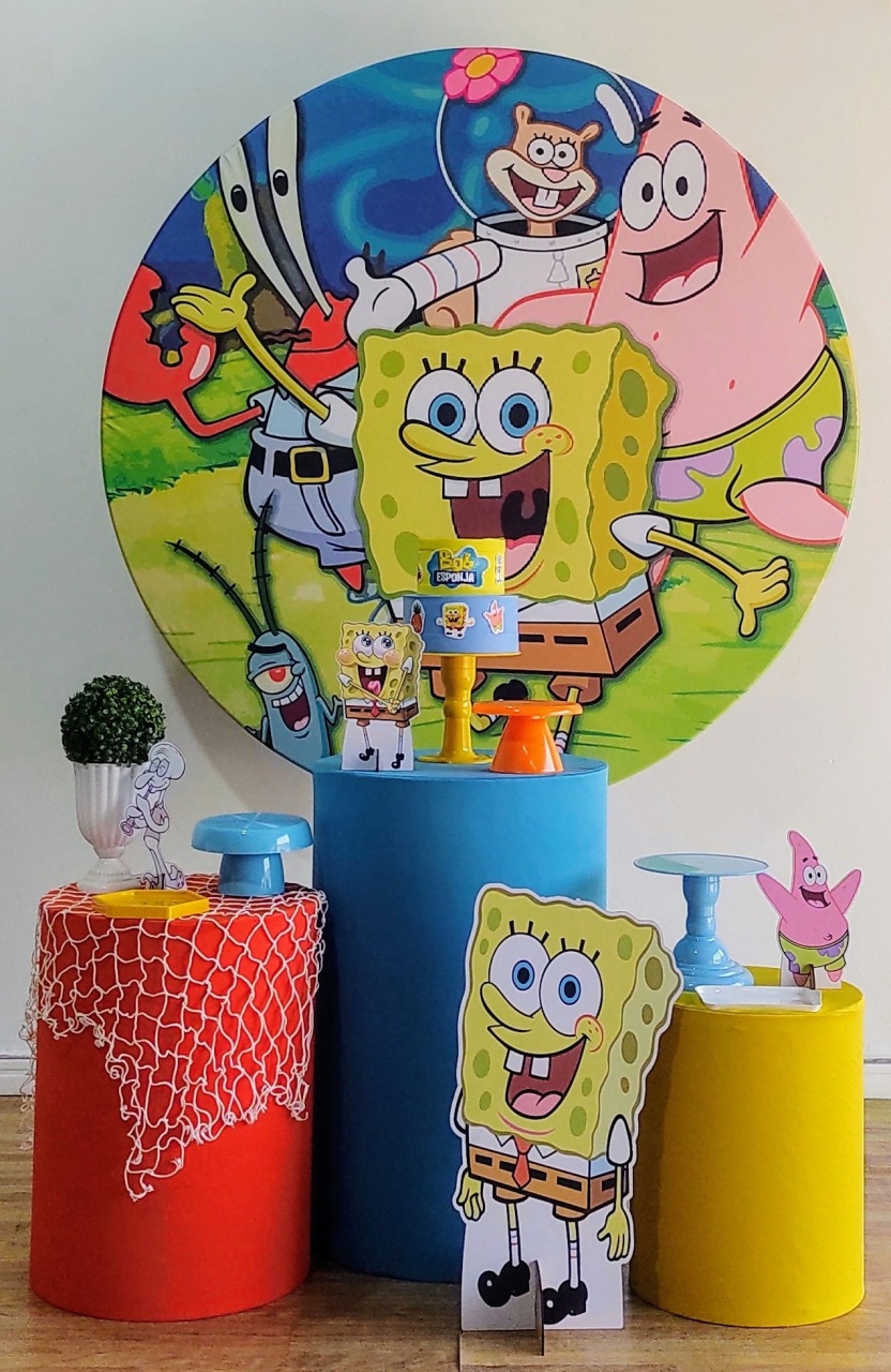 Bob Esponja Kit Prata    - DFEST PEGUE E MONTE