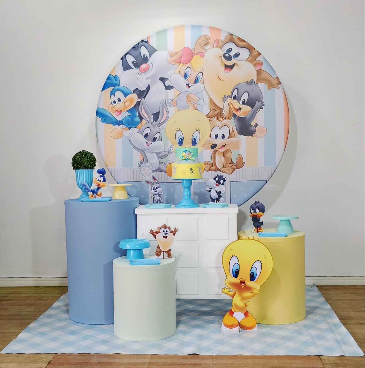 Baby Looney Tunes Menino Kit Ouro - DFEST PEGUE E MONTE