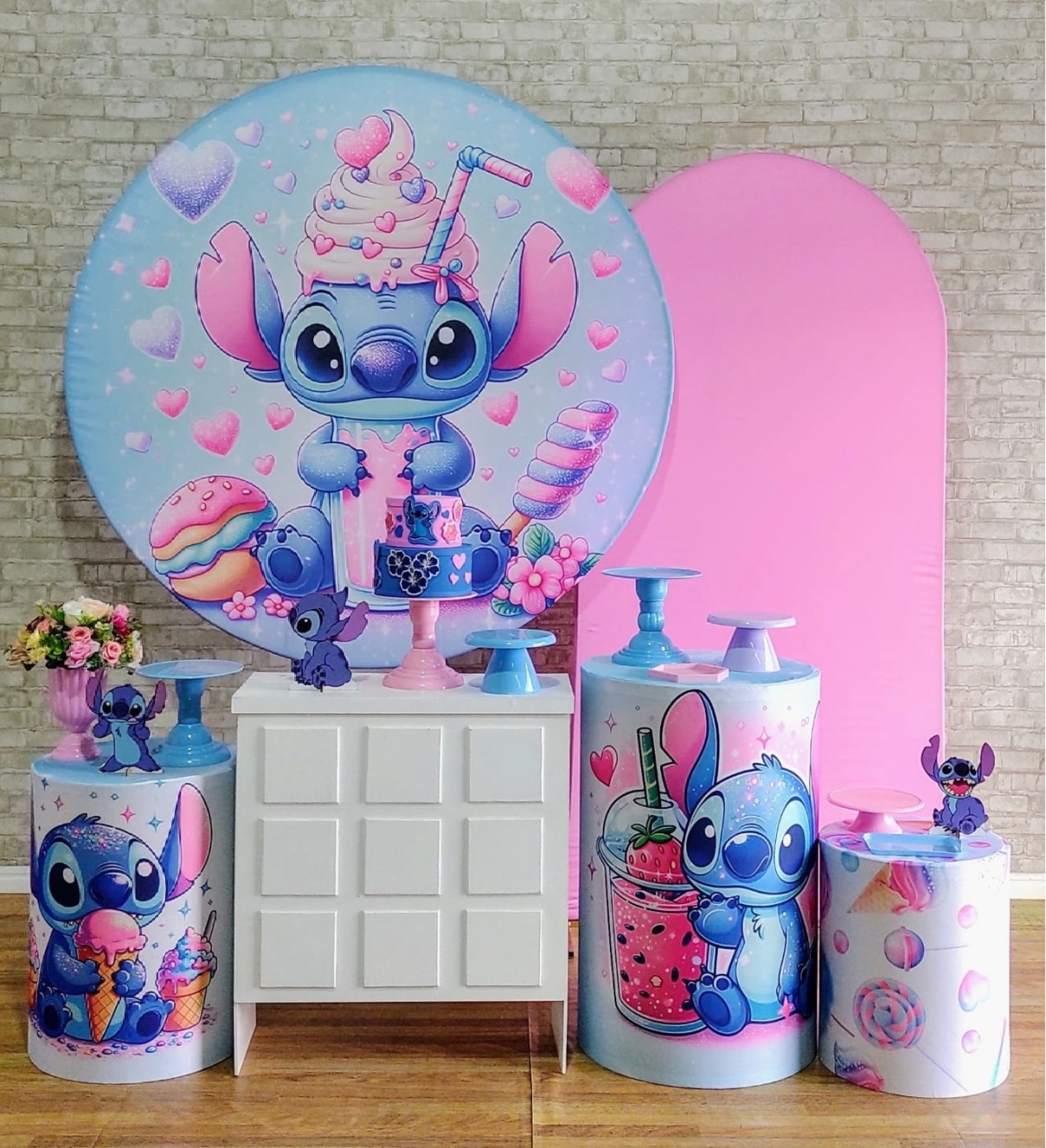 Stitch Milk Shake Kit Diamante - DFEST PEGUE E MONTE