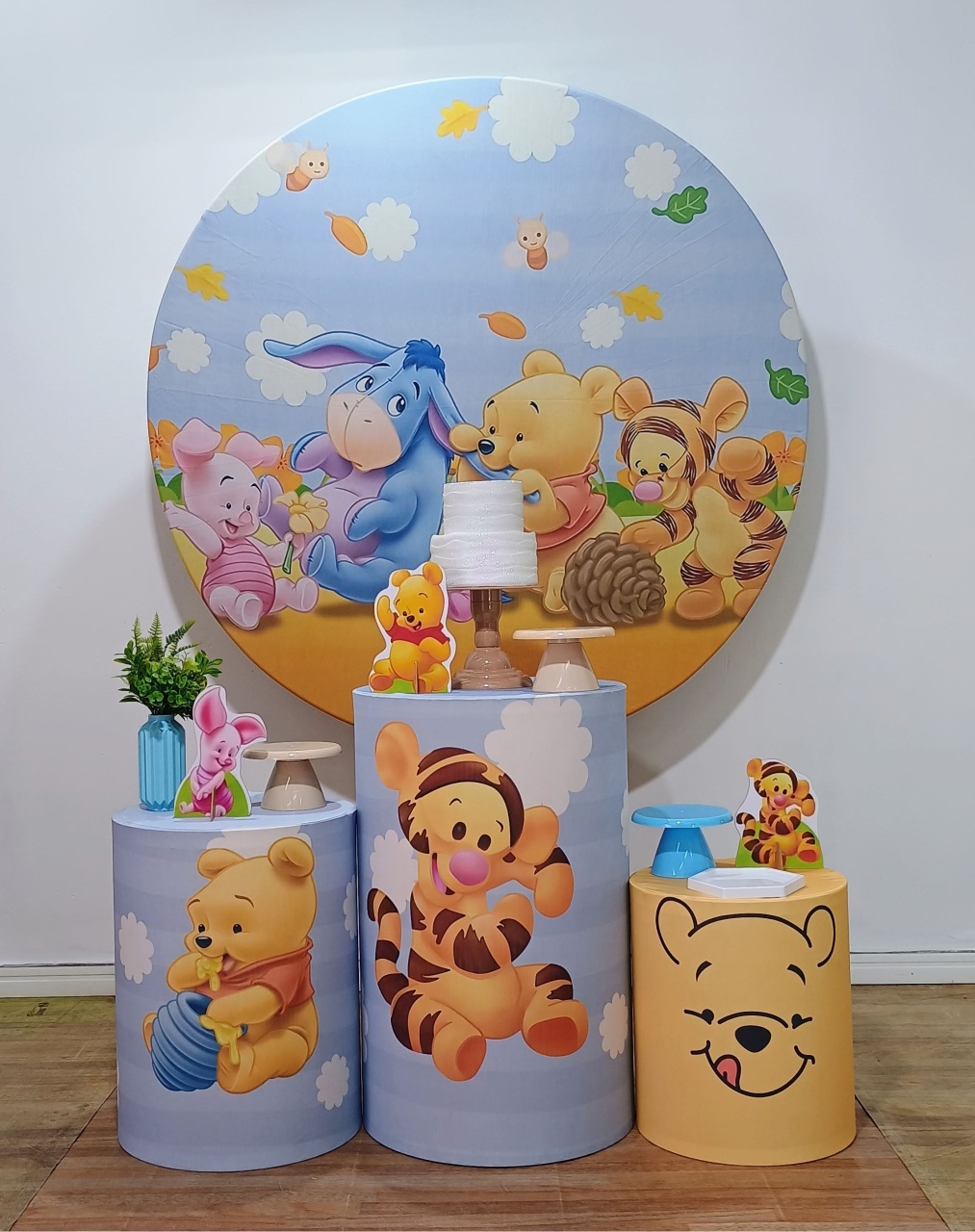 Ursinho Pooh Kit Prata  - DFEST PEGUE E MONTE