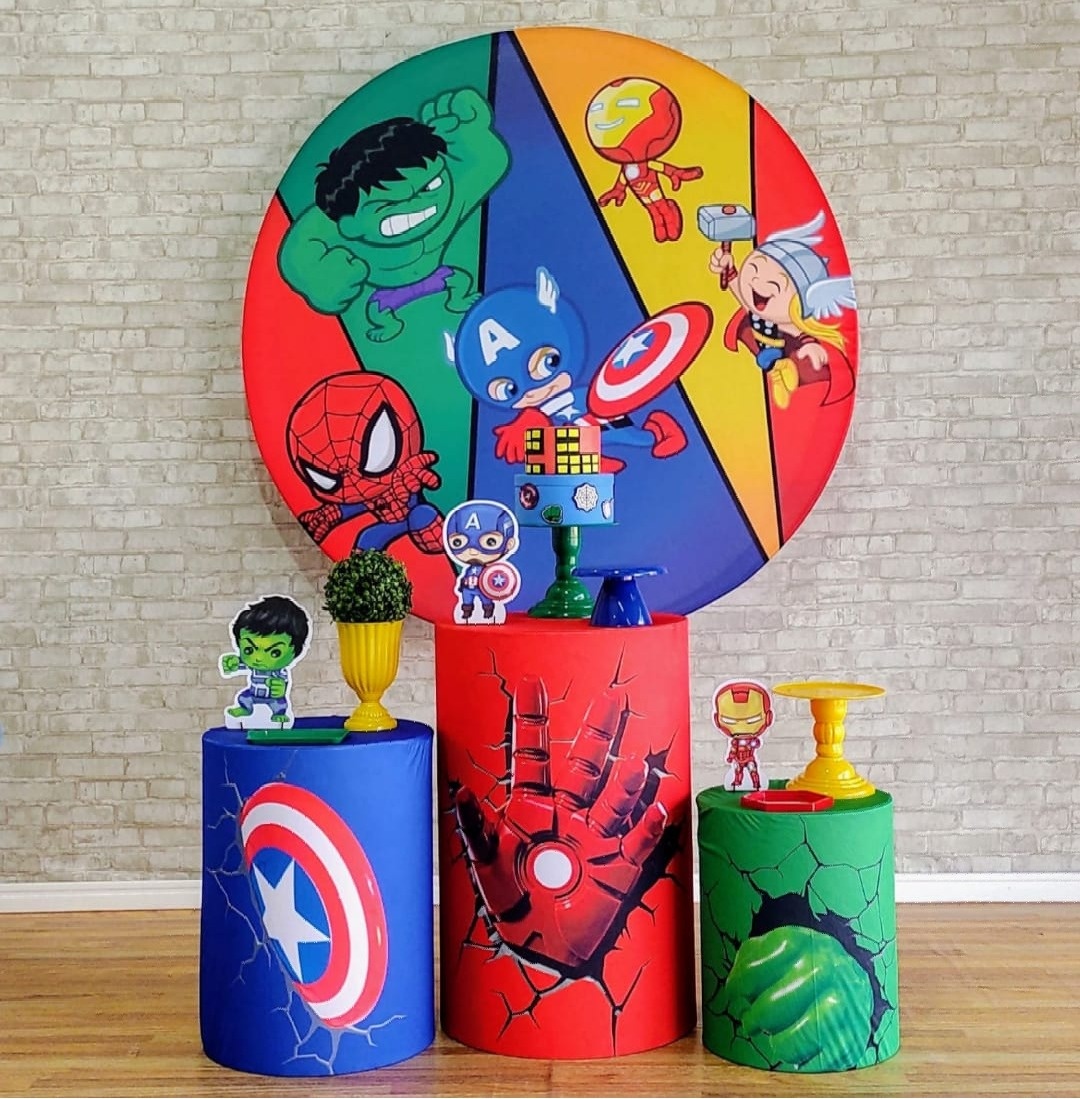 Vingadores Baby Kit Prata   - DFEST PEGUE E MONTE