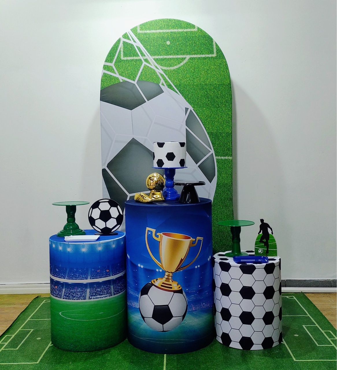 Futebol Rede Kit Prata         - DFEST PEGUE E MONTE