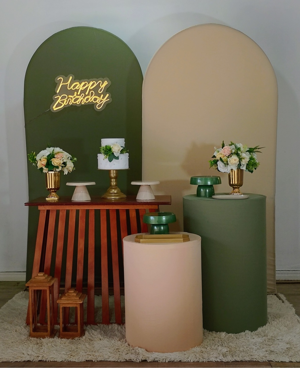 Verde Bege Kit Romano - DFEST PEGUE E MONTE