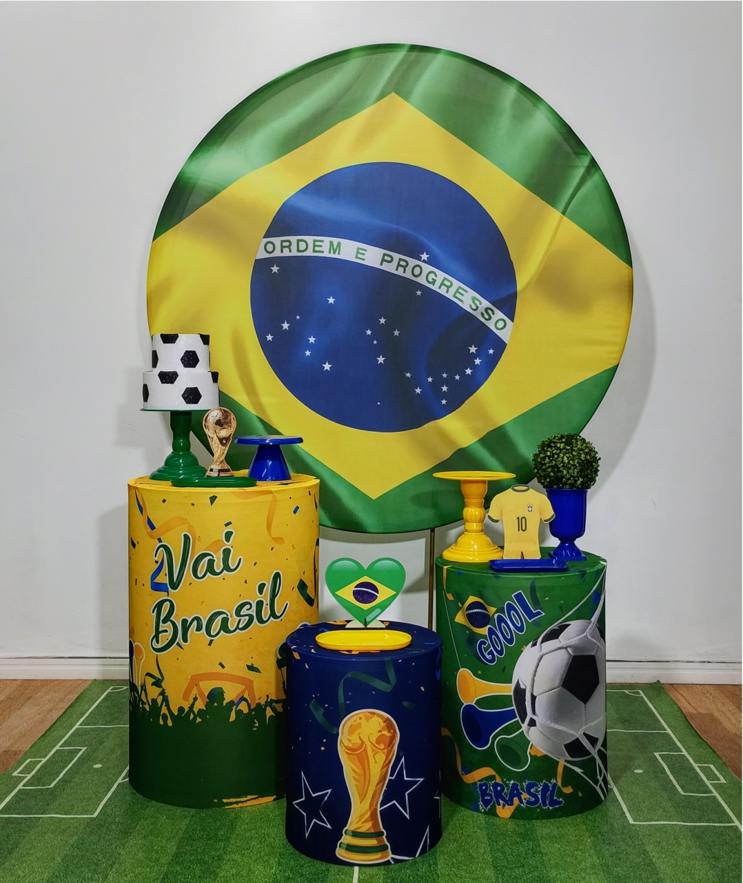 Copa Do Mundo Brasil Kit Prata - DFEST PEGUE E MONTE