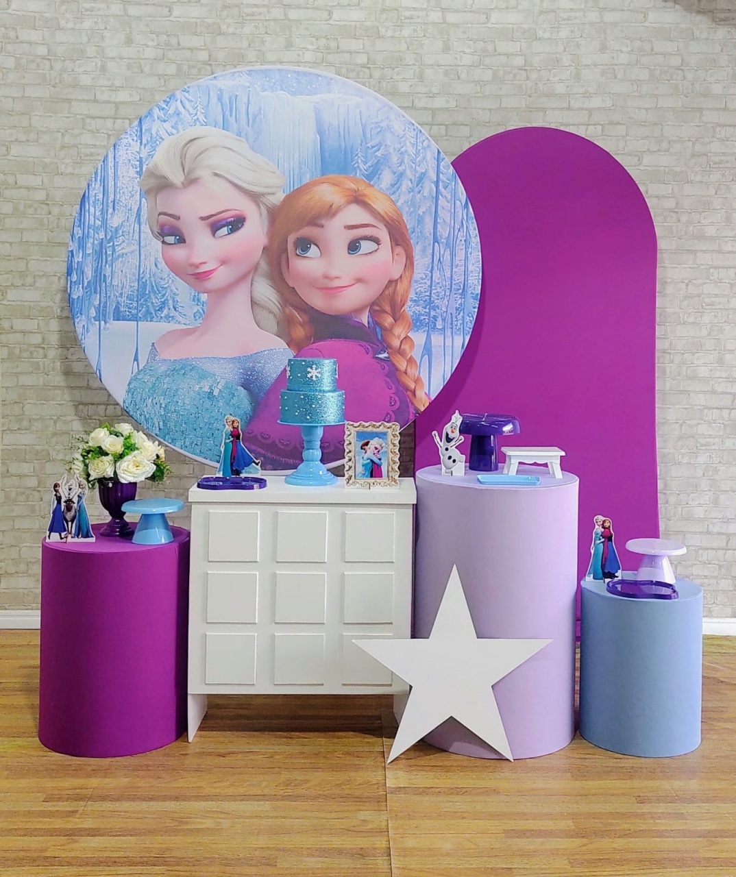 Frozen Ana E Elsa Kit Diamante           - DFEST PEGUE E MONTE