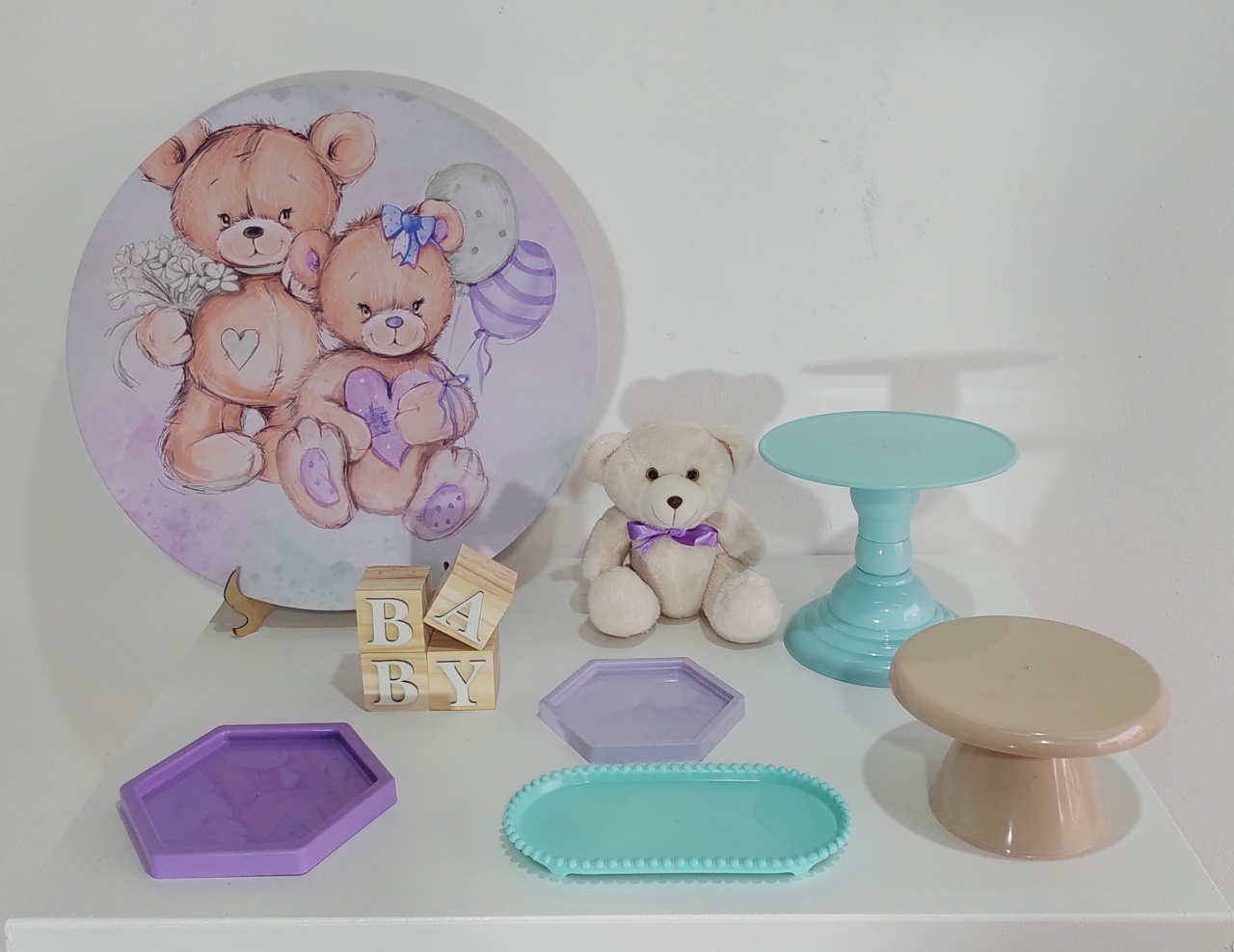 Urso Revelacao Kit Mesa - DFEST PEGUE E MONTE